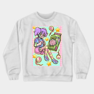 zoombie girl Crewneck Sweatshirt